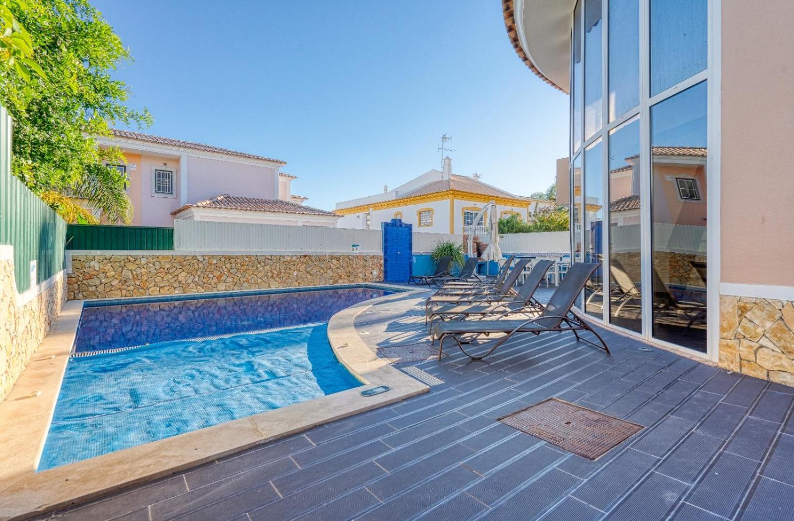 Full Private 300Sqm Villa Jacuzzi Heated Pool Ideal & Quiet Location アルブフェイラ エクステリア 写真